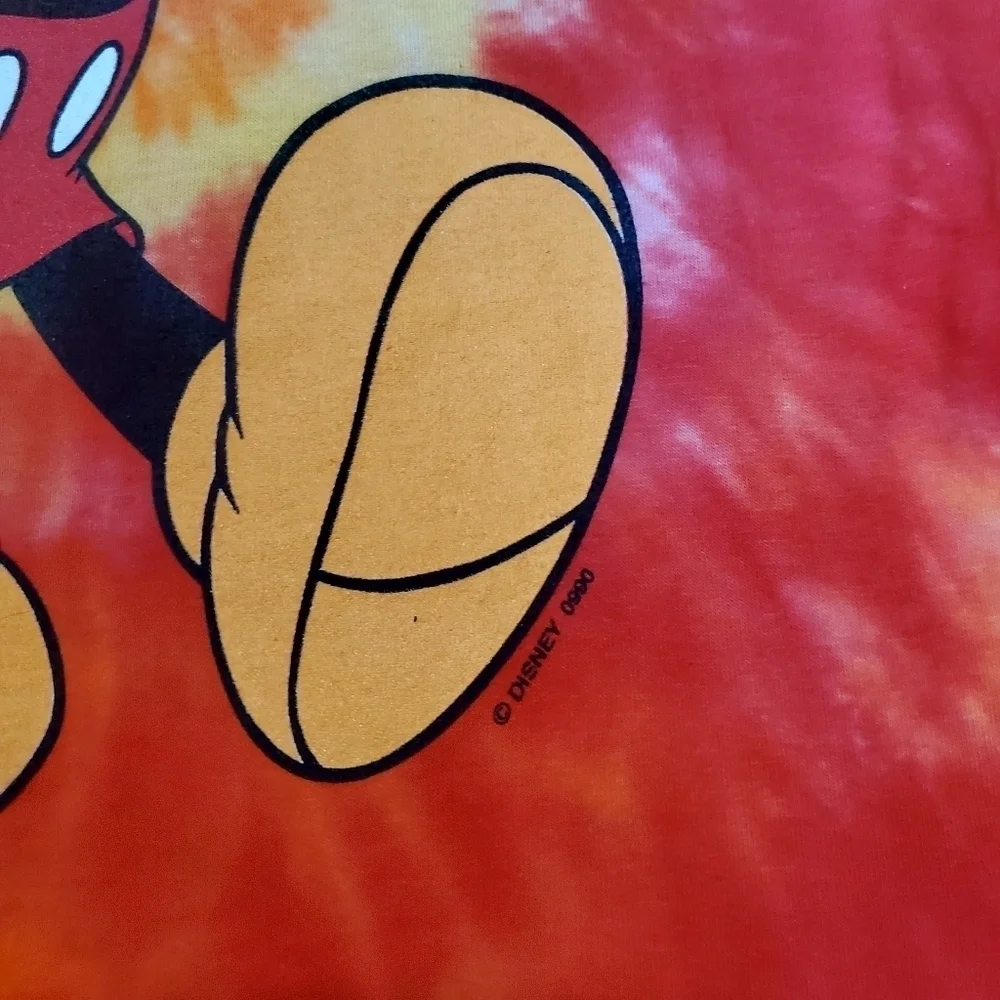 Vintage Disney Mickey Mouse Tye Dye Shirt Mickey Unlimited Size Small - Picture 4 of 5